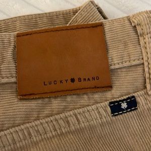 Lucky Brand LYON TAN Corduroy Men’s Pants. Waist 38 Length 30.